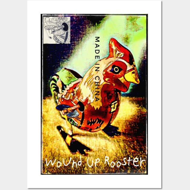 Rooster Wall Art by Borges